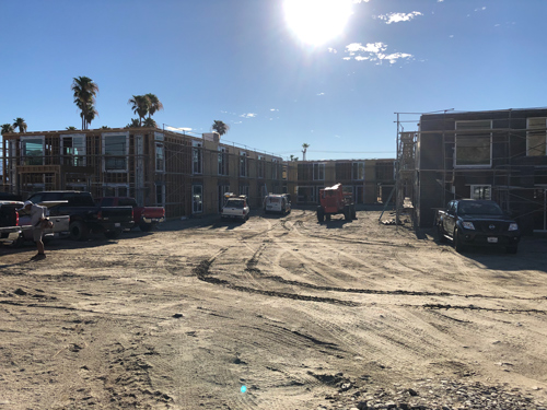 Project - Two-story apartment complex in progress approximately grossing 25,000 sq. ft.